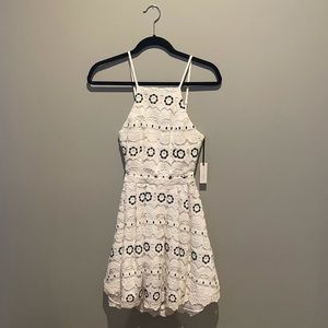 Lovers & Friends Forget Me Not Dress (Black/White) - NWT - Size XS